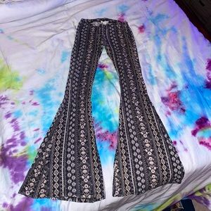 flare tribal bellbottom leggings